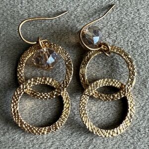 Elegant Gold Dangle Earrings